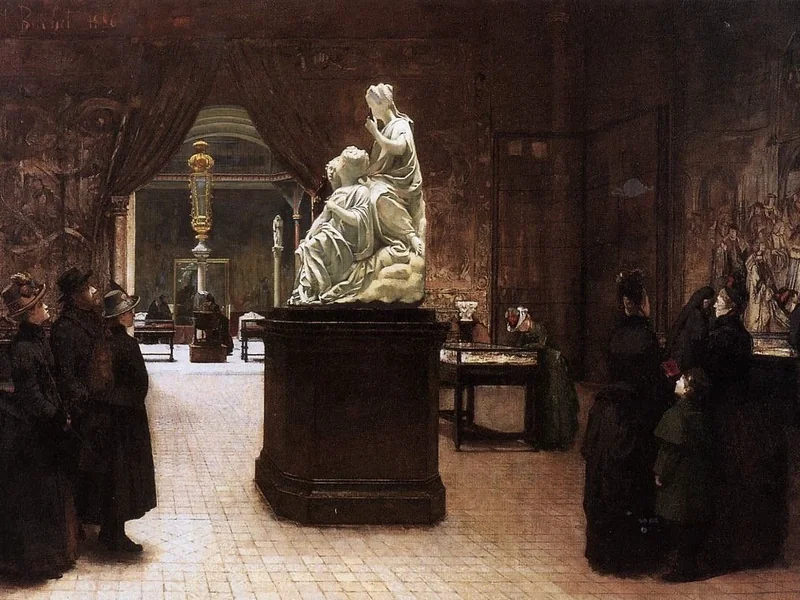 1847-Julie Buchet - La visita al museo